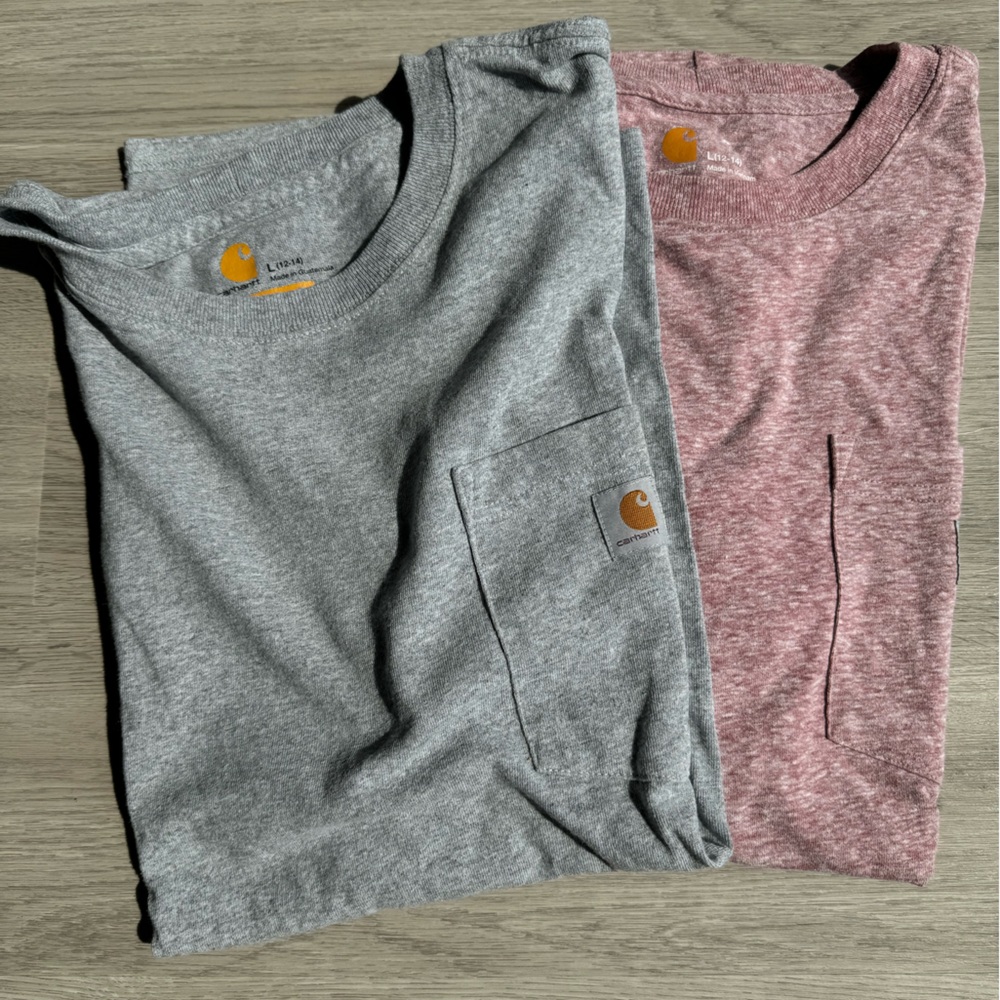 Carhartt pocket t-shirts Ladies Large original fit.